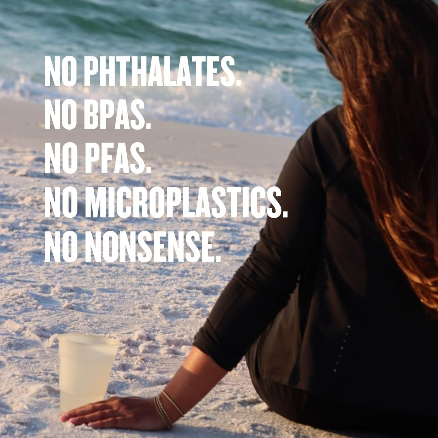 New Wave Cups™ - 16 oz PHA Home Compostable Cups, Biodegradable & Plant-Based | Eco-Friendly, Sustainable, Made in USA | Greener than PLA Disposable Cups | 30 Count