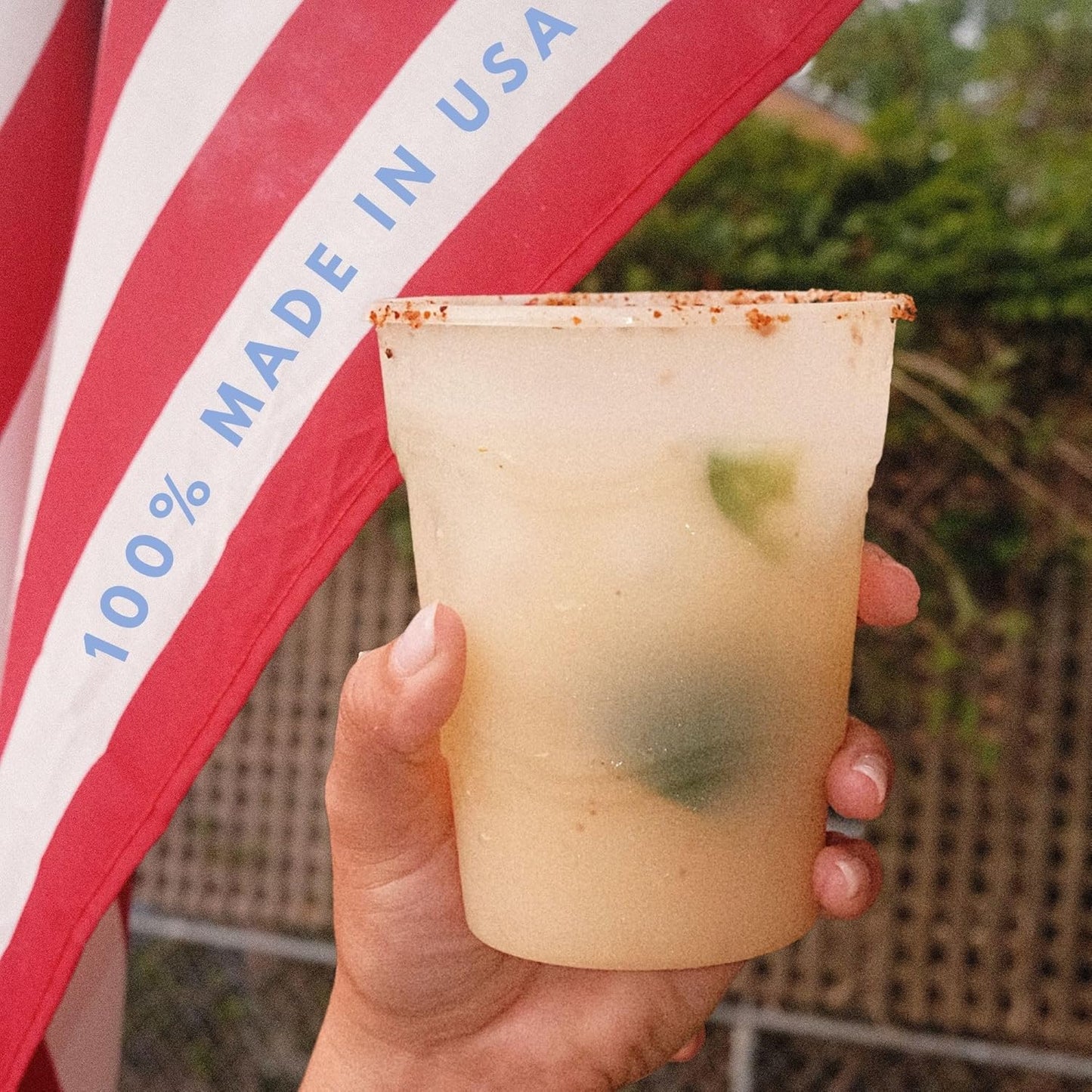 New Wave Cups™ - 16 oz PHA Home Compostable Cups, Biodegradable & Plant-Based | Eco-Friendly, Sustainable, Made in USA | Greener than PLA Disposable Cups | 30 Count