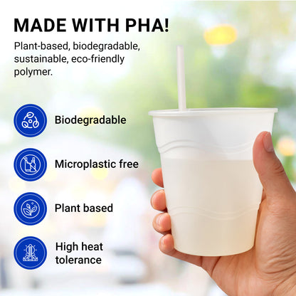 New Wave Straws - 250 count unwrapped PHA straws