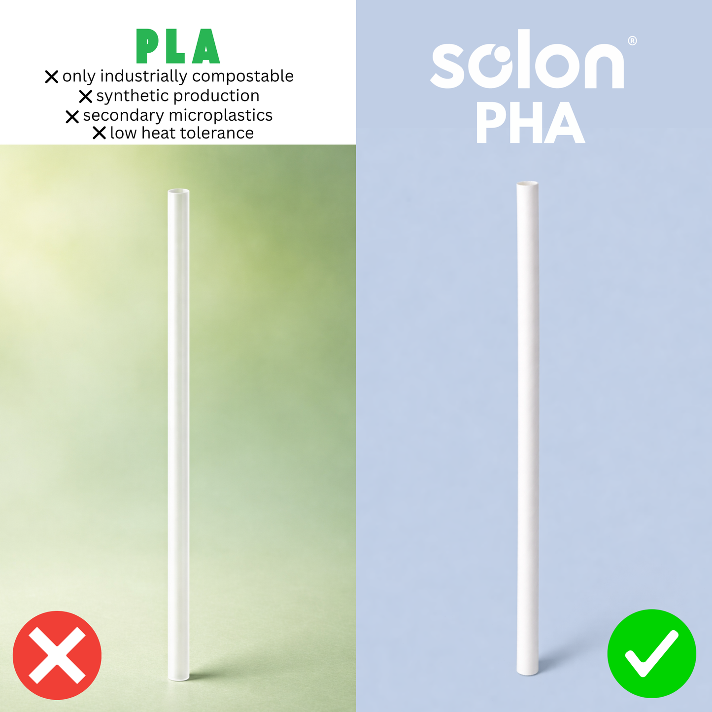 New Wave Straws - 250 count unwrapped PHA straws