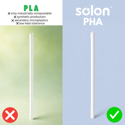 New Wave Straws - 250 count unwrapped PHA straws