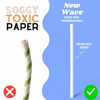 New Wave Straws - 3000 count unwrapped PHA straws