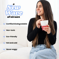 New Wave Straws - 3000 count unwrapped PHA straws